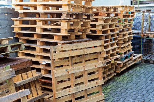 Spill response team managing an incident during waste collection